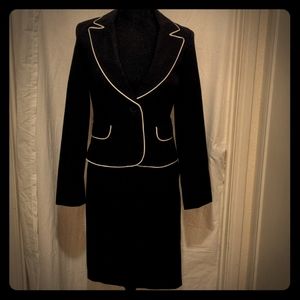 Suit jacket with skirt